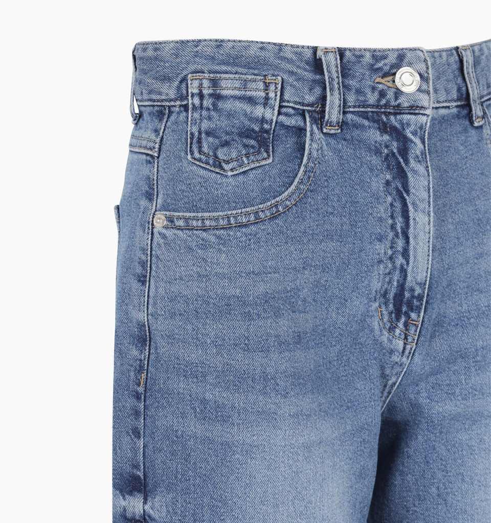 Blue straight leg jeans - sisley k jeans regular - Blue | Sisley K image number 3